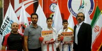 کاراته کاران بهارستان در اولین دوره مسابقات کاراته ایران درخشید